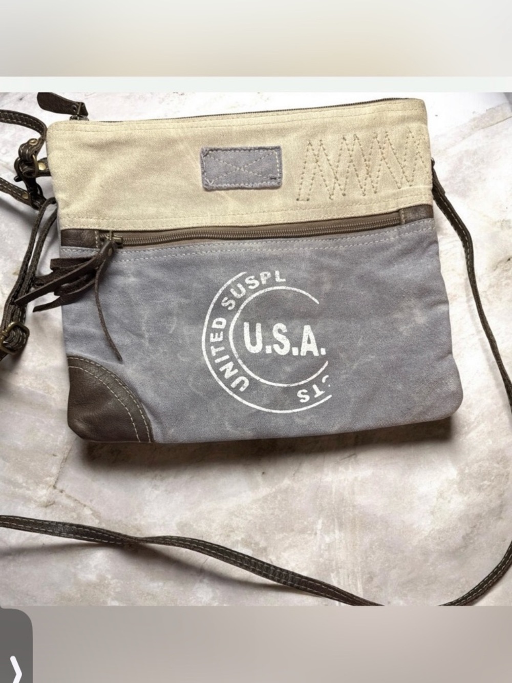 Myra Bag Morning Minimal Small Crossbody Bag Wristlet S-5722 - preloved